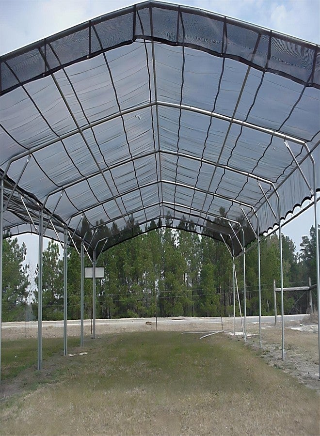 Agfabric 50% Shade Cloth 8 X 12ft Sun Shade Fabric Sunblock Shade Cloth Cover with Clips for Plants, Black - Image 5